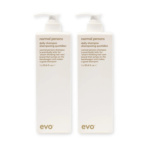 evo Set mit 2 × Normal Persons Daily Shampoo 1000 ml
