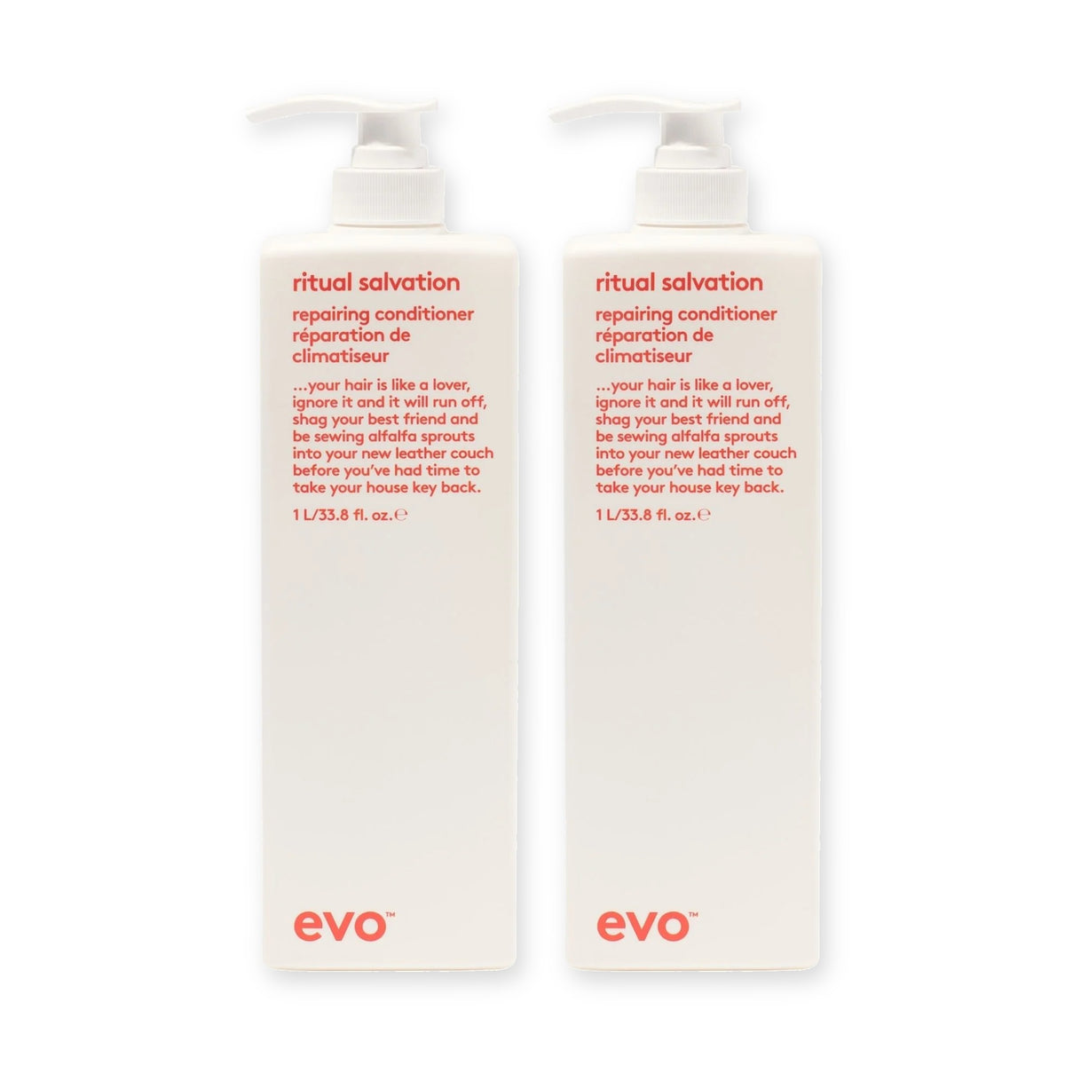 evo Set mit 2 × Ritual Salvation Repairing Conditioner 1000 ml