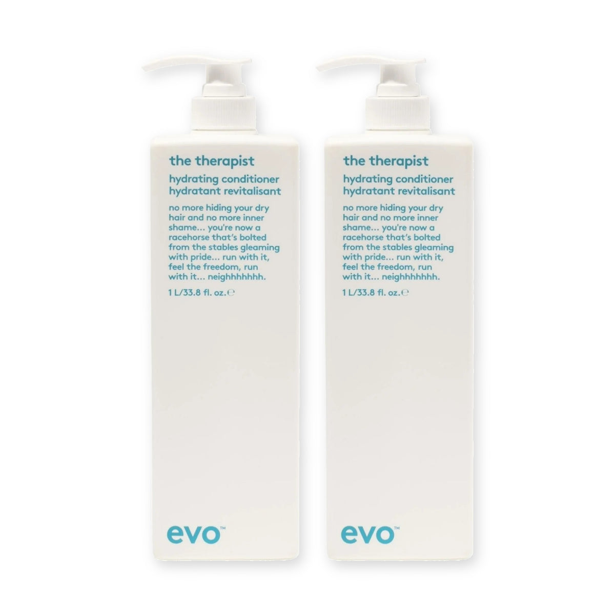evo Set mit 2 × The Therapist Hydrating Conditioner 1000 ml