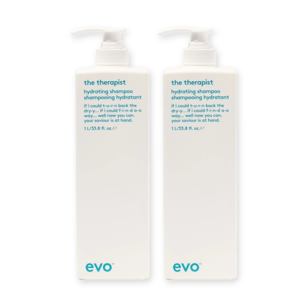 evo Set mit 2 × The Therapist Hydrating Shampoo 1000 ml