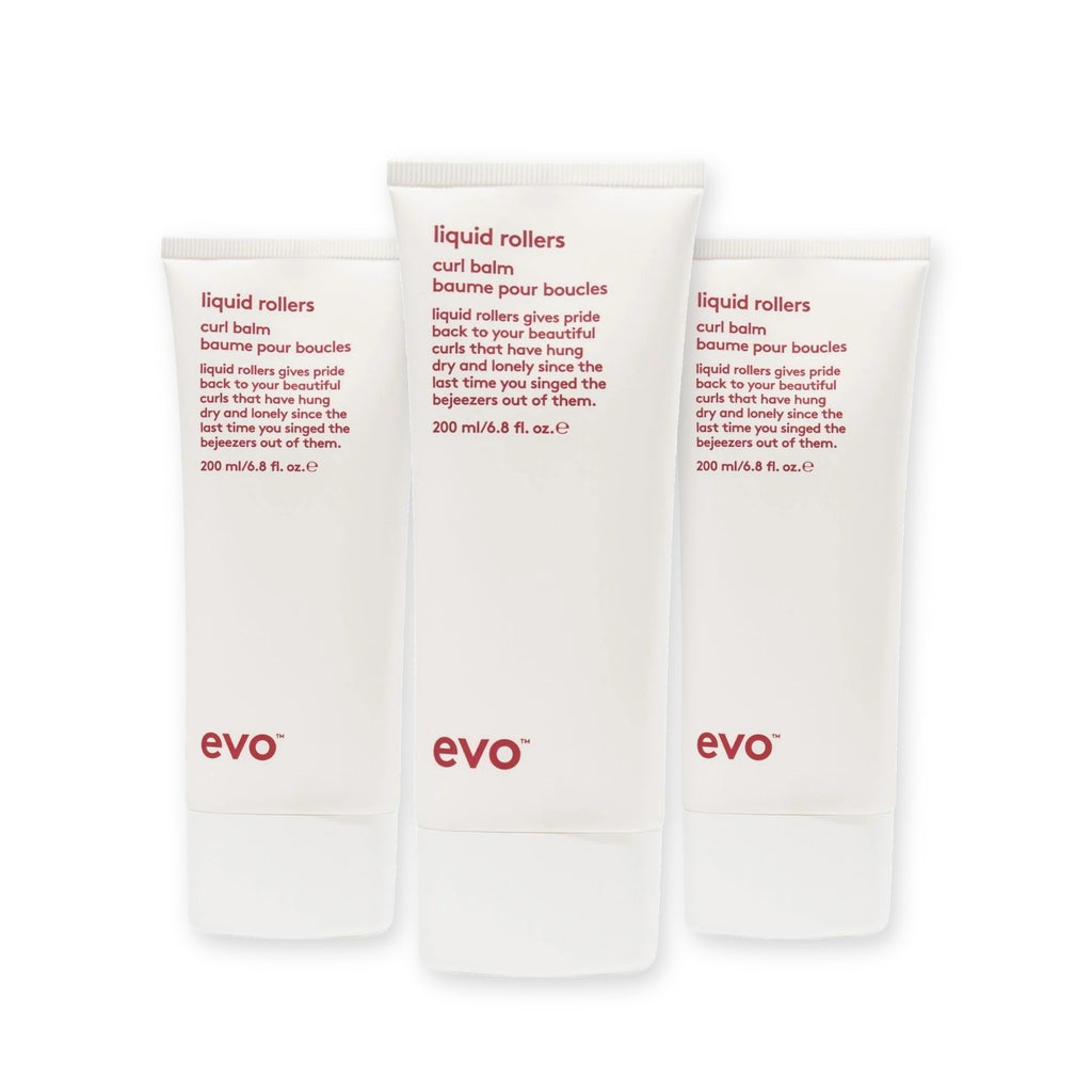 evo Set mit 3 × Liquid Rollers Curl Balm 200 ml
