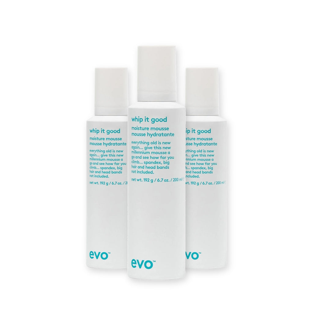 evo Set mit 3 × Whip It Good Moisture Mousse 200 ml