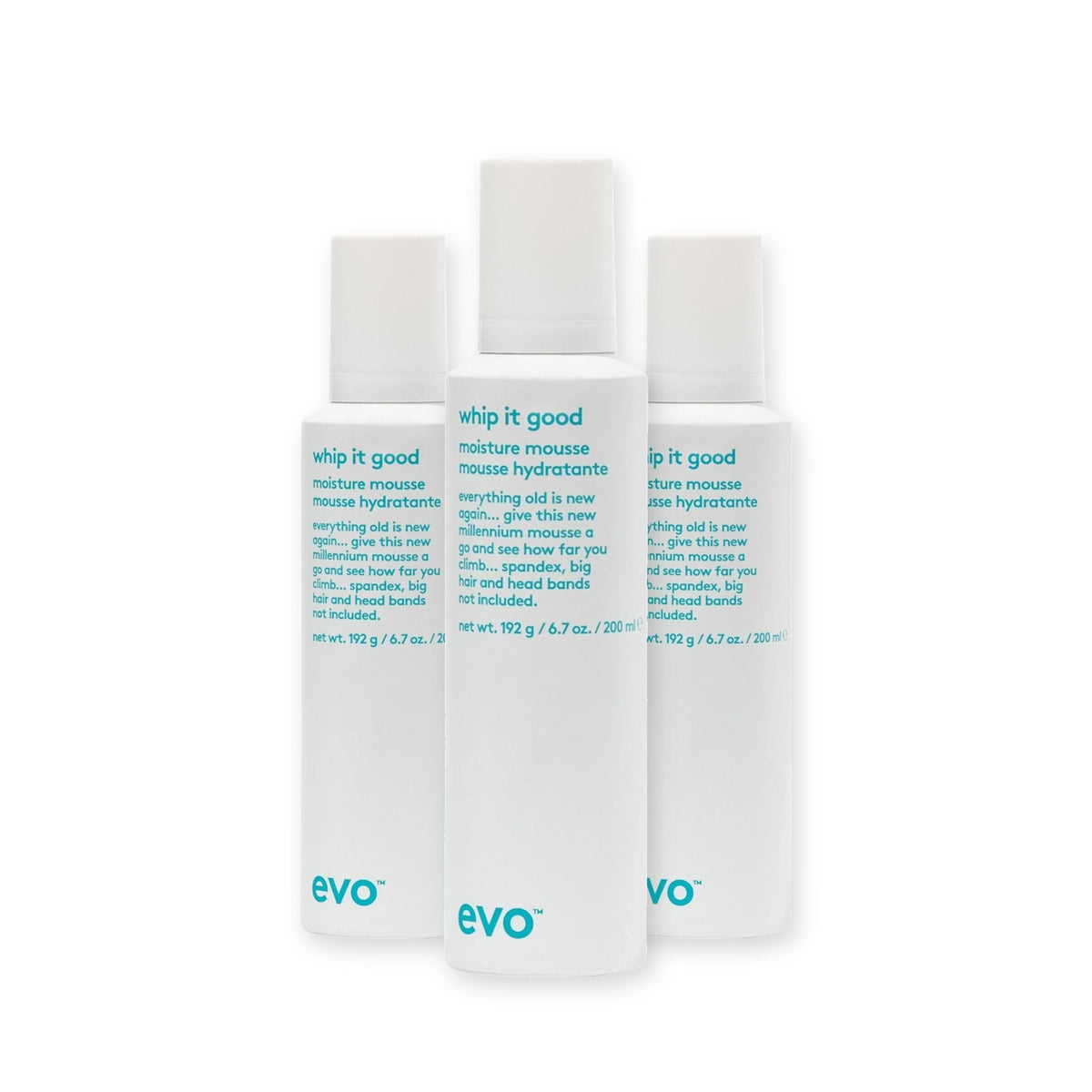 evo Set mit 3 × Whip It Good Moisture Mousse 200 ml