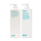 evo Set mit The Therapist Hydrating Shampoo 1000 ml und The Great Hydrator Moisture Mask 1000 ml