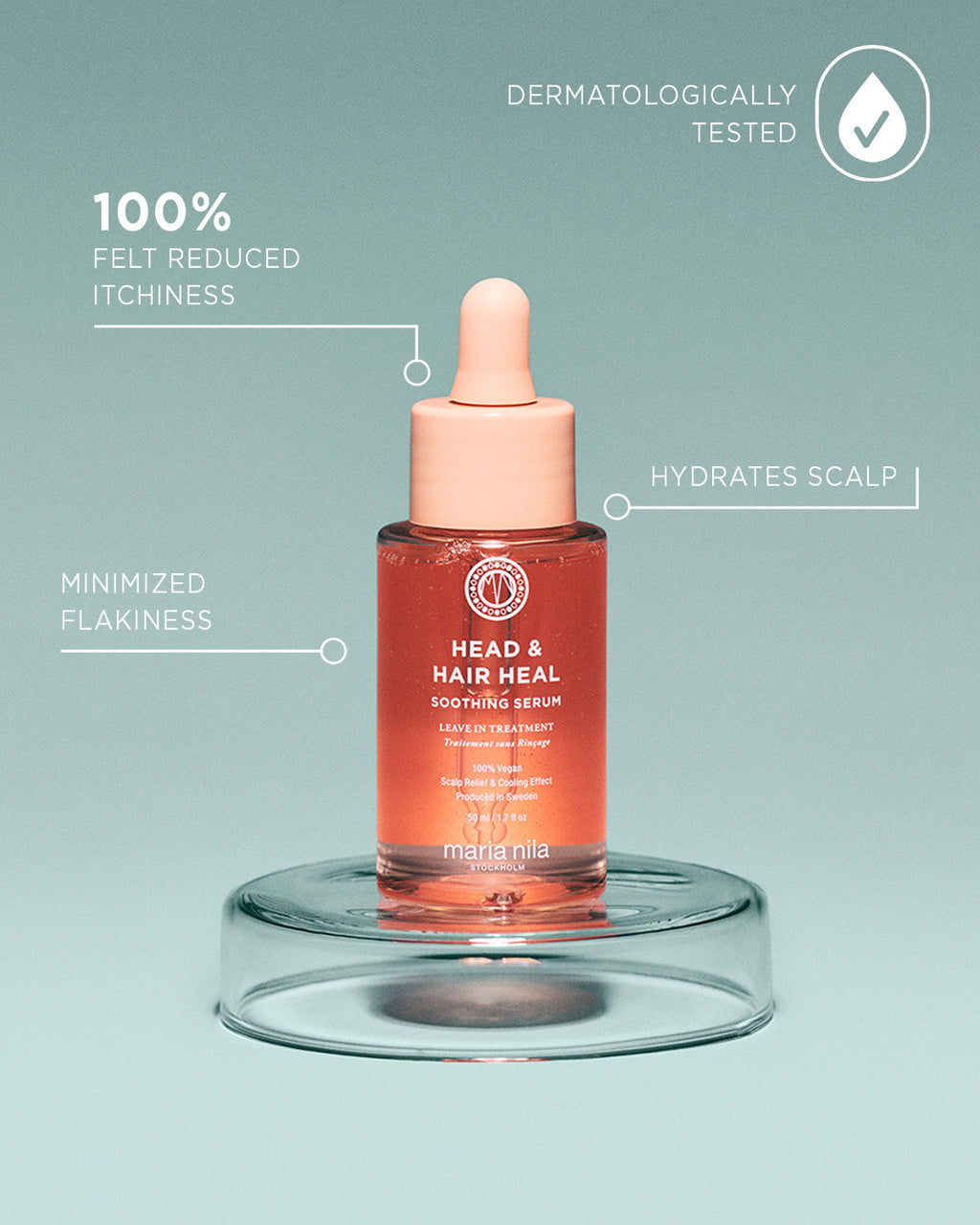 Maria Nila Head & Hair Heal Soothing Serum 50ml – Produktversprechen