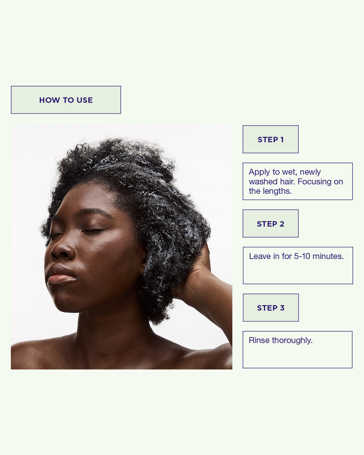 Maria Nila Coils & Curls Finishing Treatment Masque 250ml – Anwendung