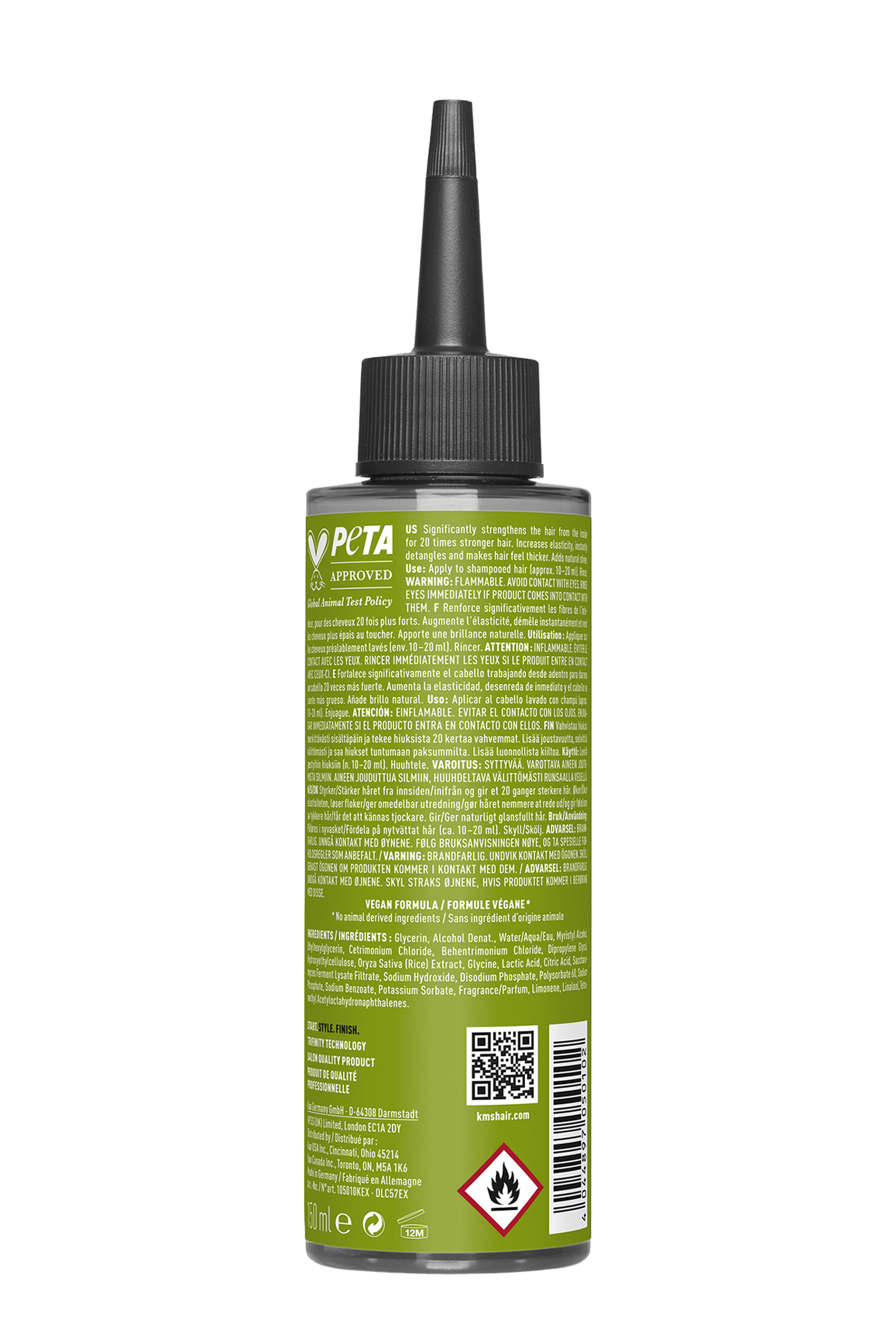 Addvolume Liquid Strength Rinse 150ml KMS