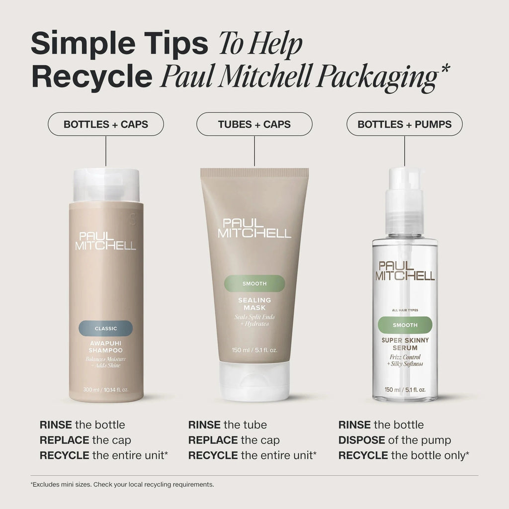 Paul Mitchell Flasche aus 50 Prozent recyceltem Kunststoff
