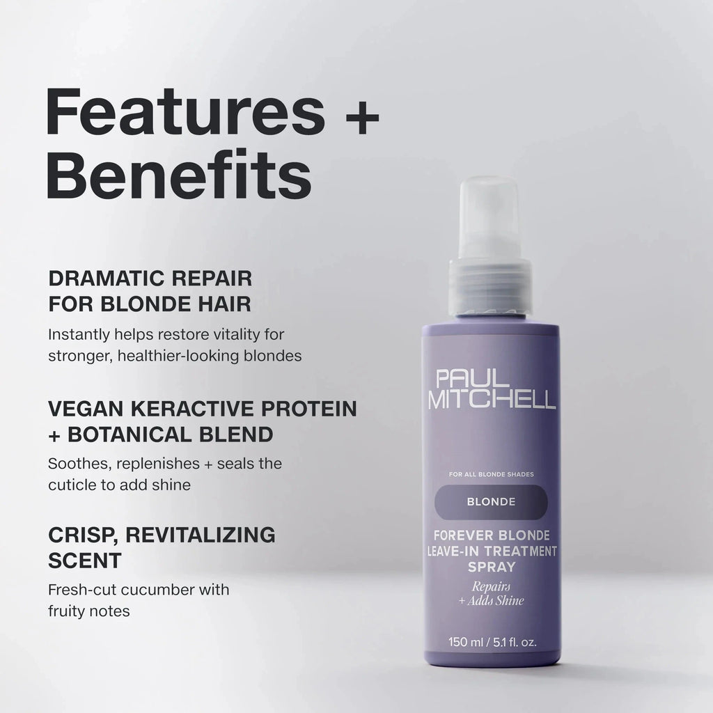 Vorteile des Paul Mitchell Forever Blonde Leave-In Treatment Sprays im Überblick