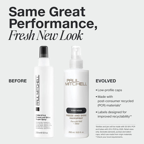 PAUL MITCHELL Freeze and Shine Super Spray neue Verpackung