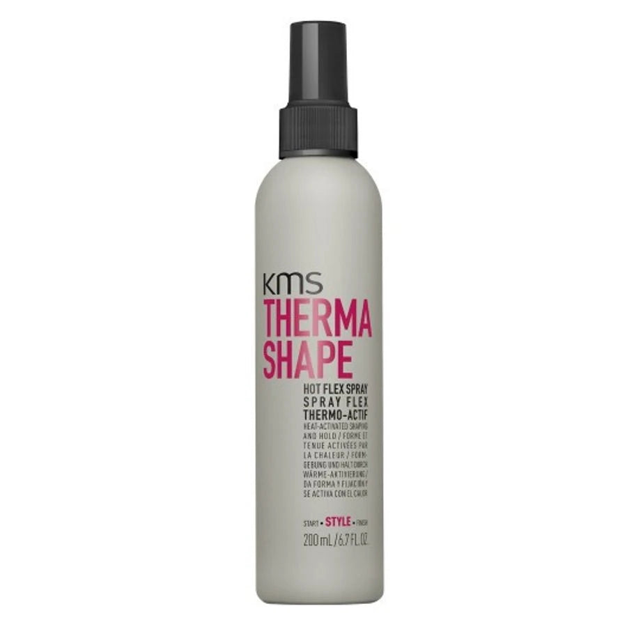 KMS Thermashape Hot Flex Spray 200 ml, Sprühflasche Vorderseite