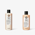 Maria Nila Head & Hair Heal Set: Shampoo 350 ml und Conditioner 300 ml nebeneinander