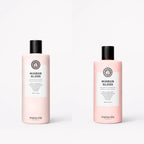 Maria Nila Mirror Gloss Set: Shampoo 350 ml und Conditioner 300 ml nebeneinander