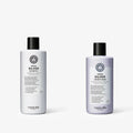 Maria Nila Sheer Silver Set: Shampoo 350 ml und Conditioner 300 ml nebeneinander