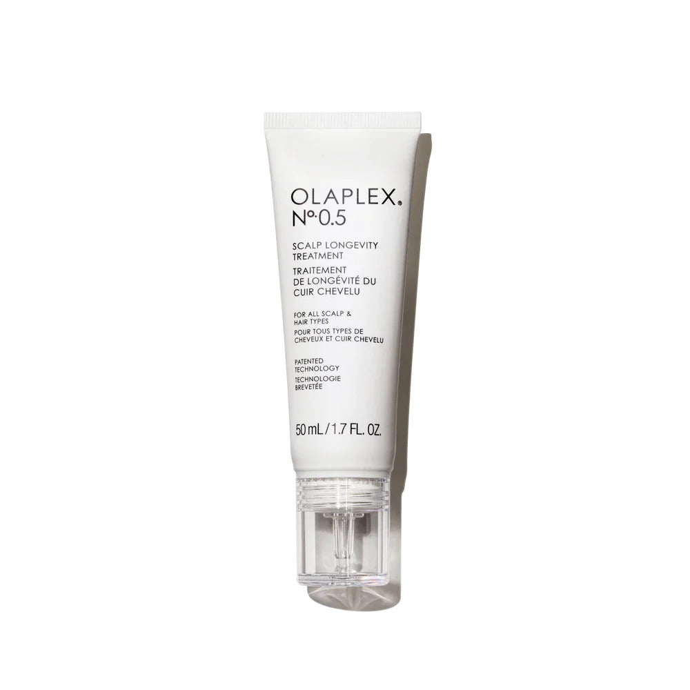Olaplex No.0.5 Scalp Longevity Treatment 50 ml – Packshot der Tube mit Applikatorspitze