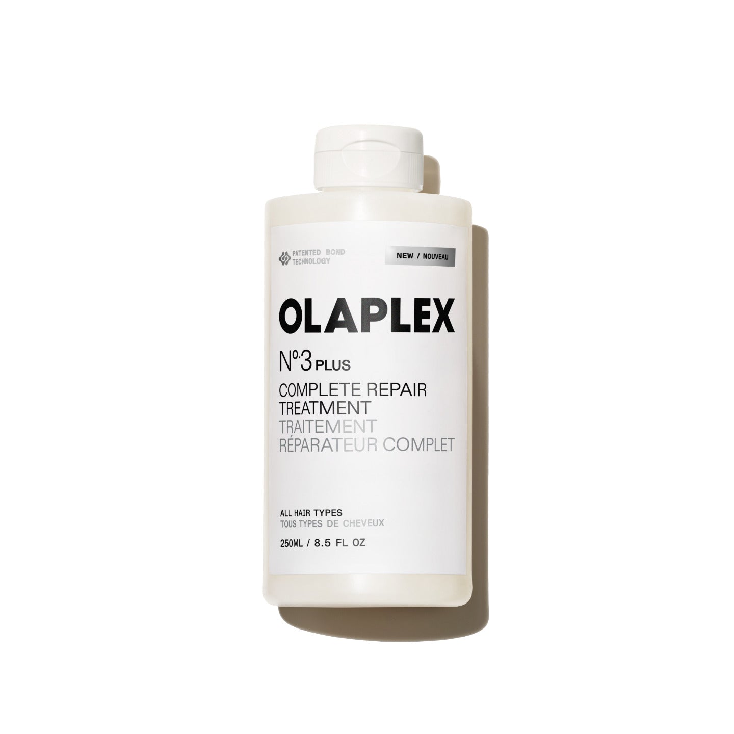 Olaplex No.3PLUS Complete Repair Treatment 250 ml – Packshot der großen Flasche