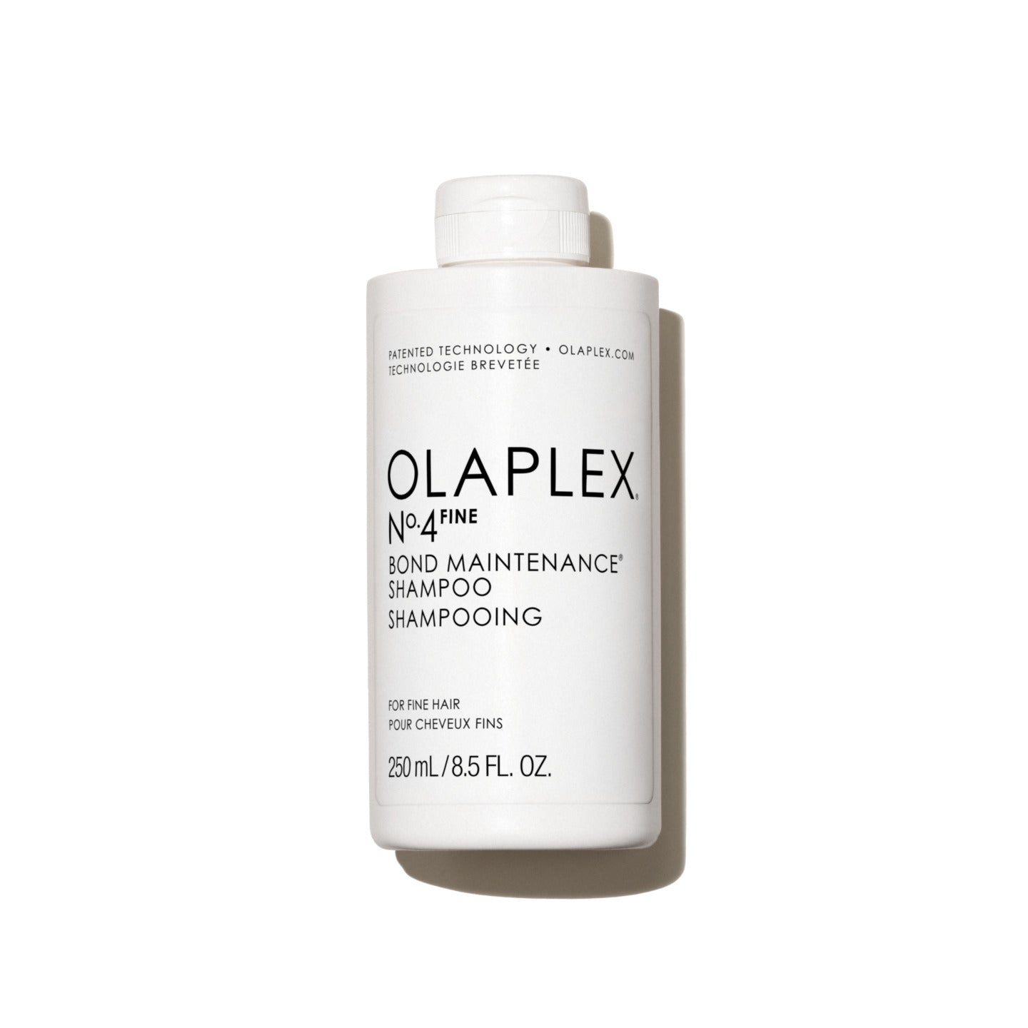 Olaplex No.4 FINE Bond Maintenance Shampoo 250 ml – Packshot der Flasche