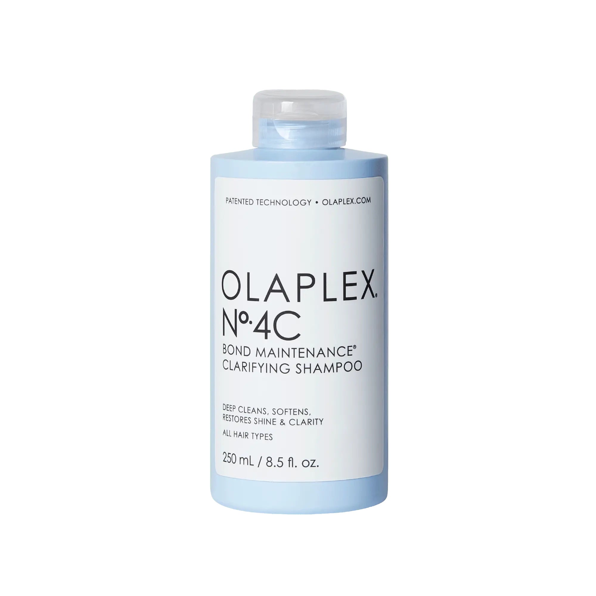 Olaplex No.4C Bond Maintenance Clarifying Shampoo 250 ml – Packshot der Flasche
