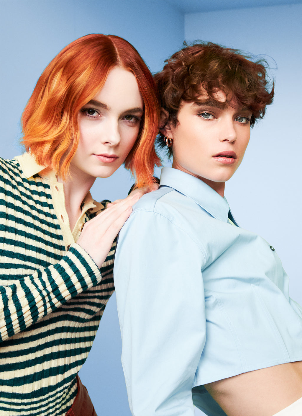 Model mit gepflegtem Haar, Kevin Murphy Repair Revival Kampagne