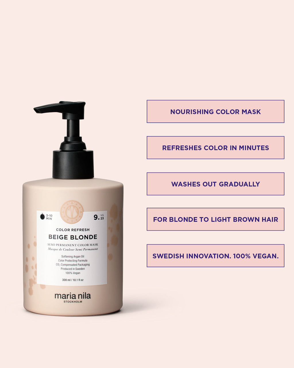 Maria Nila Colour Refresh Beige Blonde 9.23 – Vorteile