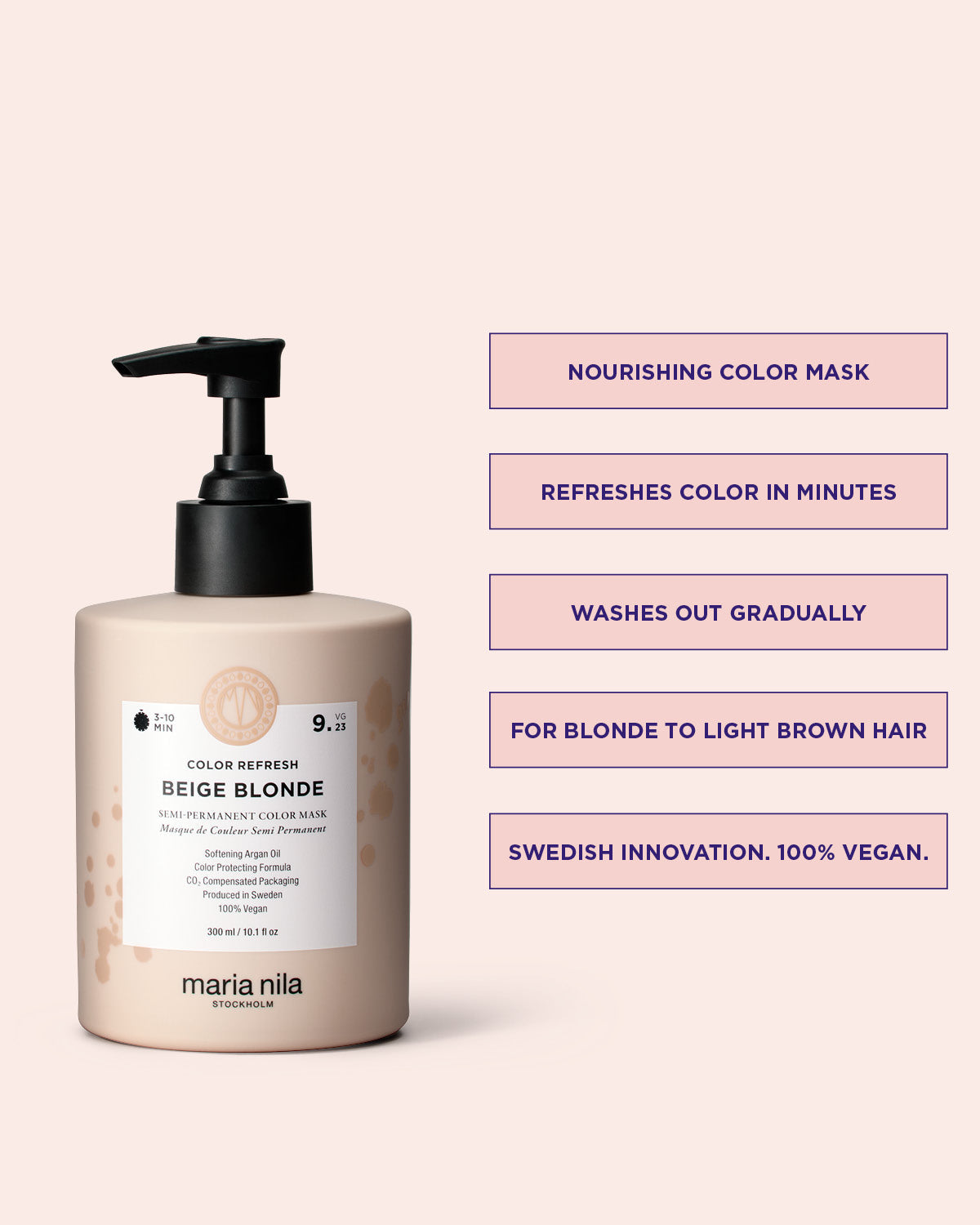 Maria Nila Colour Refresh Beige Blonde 9.23 – Vorteile