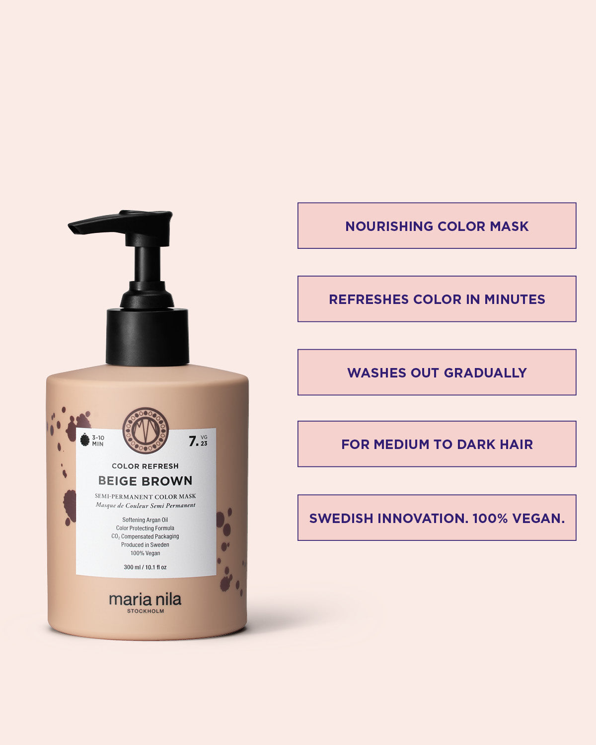 Maria Nila Colour Refresh Beige Brown 7.23 – Vorteile