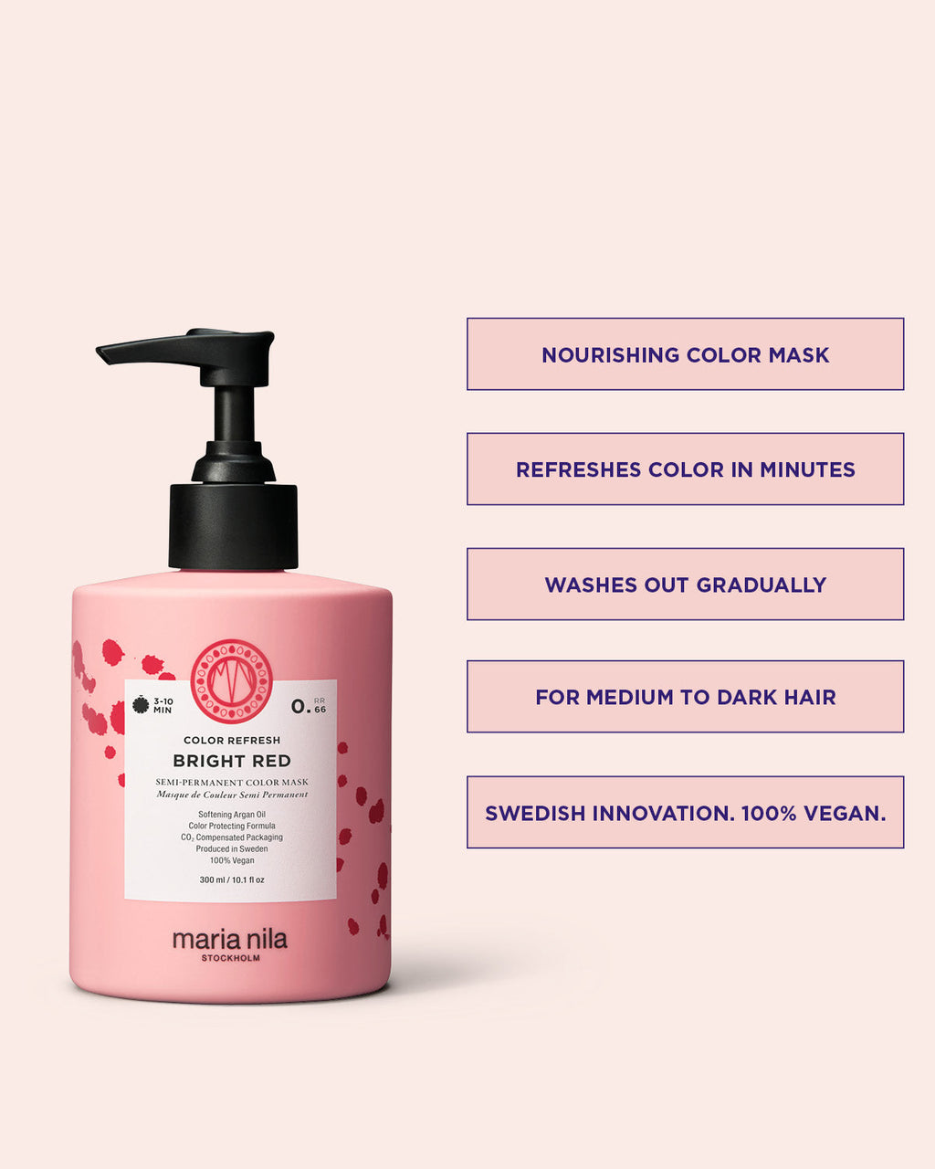 Maria Nila Colour Refresh Bright Red 0.66 – Vorteile