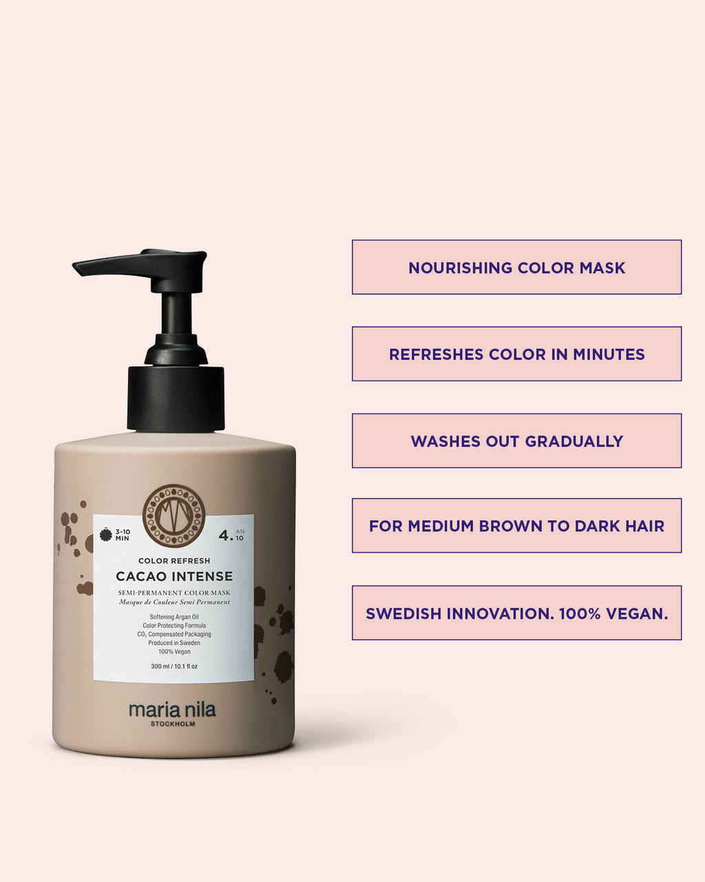 Maria Nila Colour Refresh Cacao Intense 4.10 – Vorteile