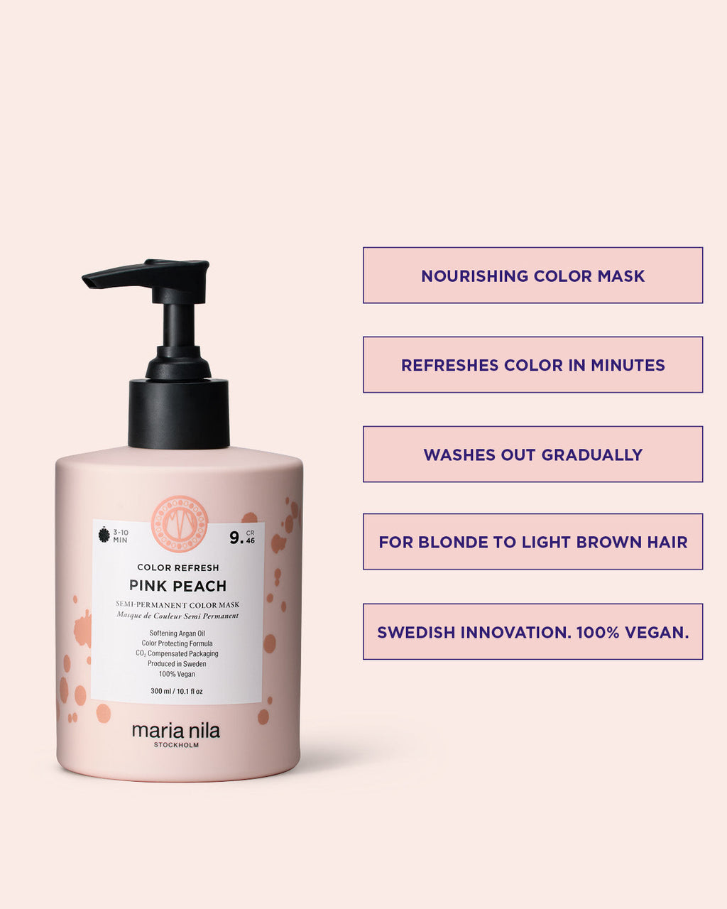 Maria Nila Colour Refresh Pink Peach 9.46 – Vorteile
