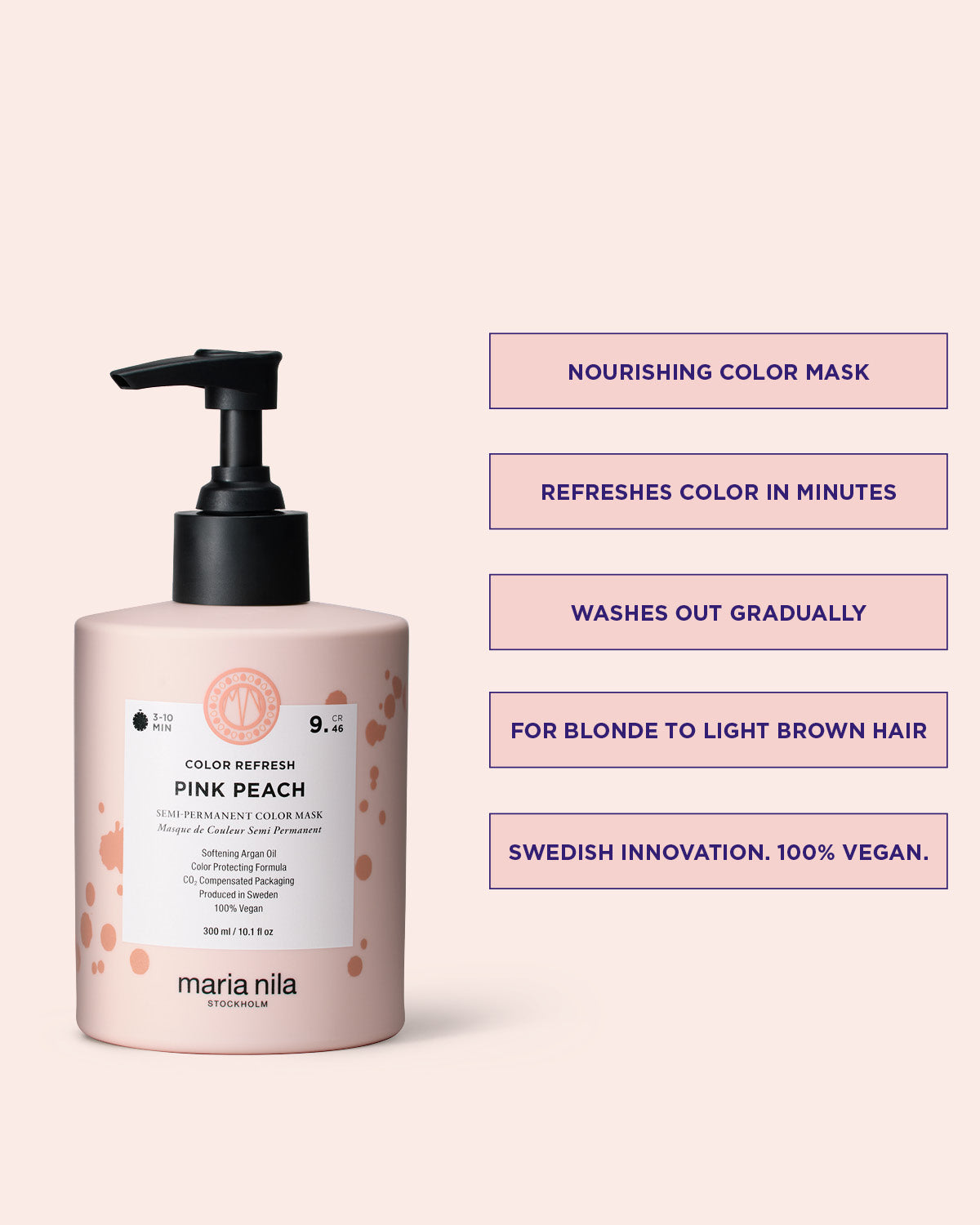 Maria Nila Colour Refresh Pink Peach 9.46 – Vorteile
