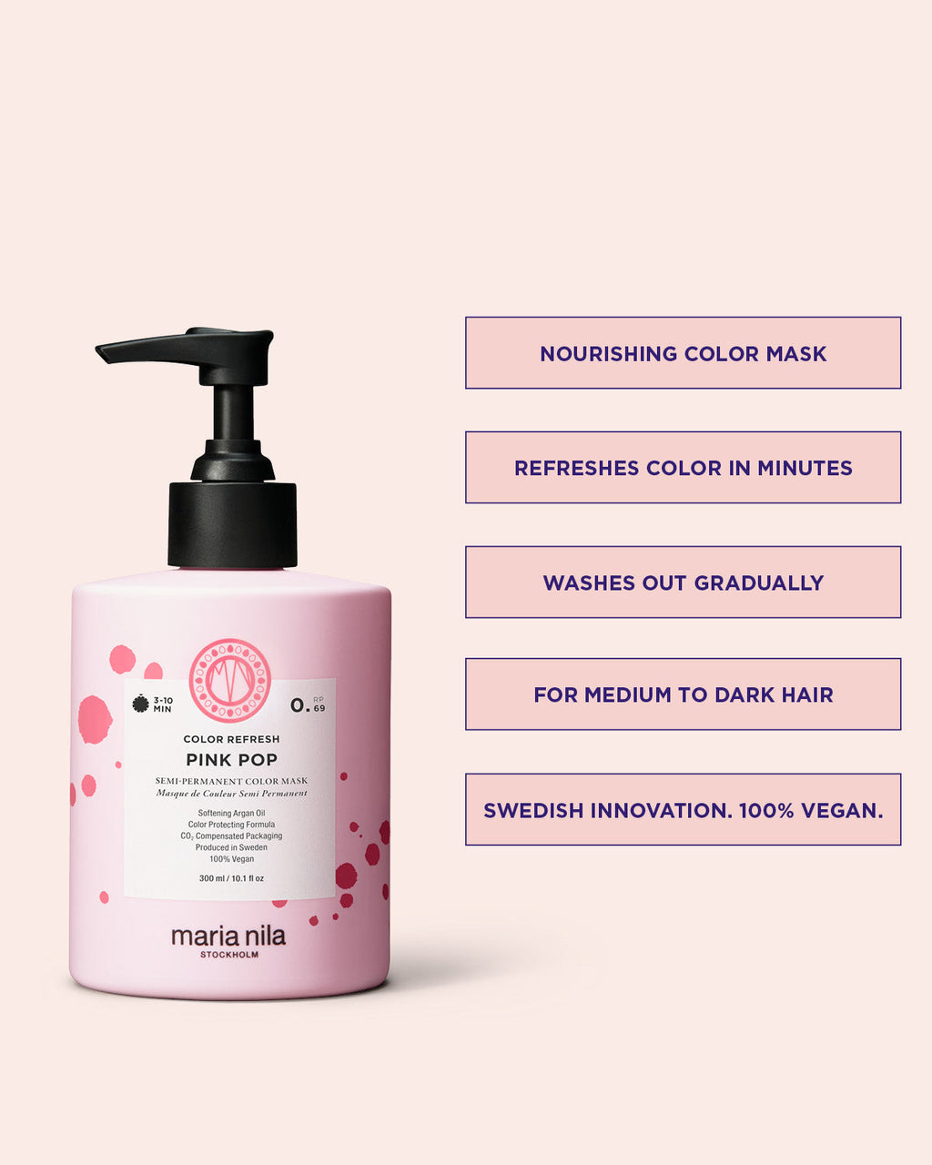 Maria Nila Colour Refresh Pink Pop 0.69 – Vorteile